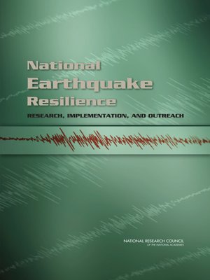 cover image of National Earthquake Resilience